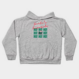 Santa's favorite ho ho ho Kids Hoodie